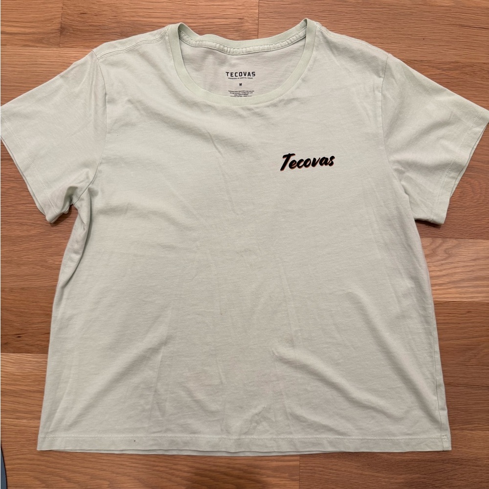 Tecovas Women's Light Green Short Sleeve Tee